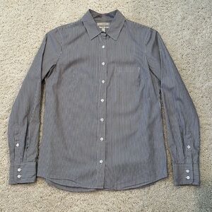 J.Crew Button down pin stripe shirt, size 2